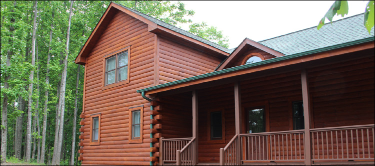 Log Home Staining in Southmont,  North Carolina