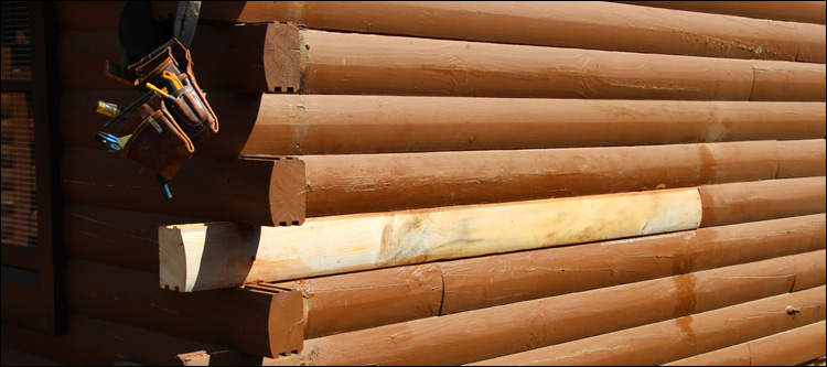 Log Home Damage Repair  Davidson County,  North Carolina